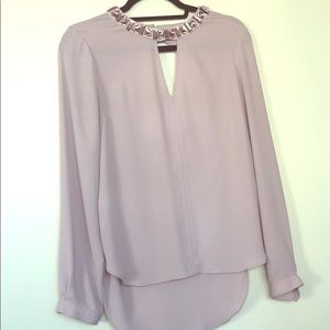 BCBG lavender blouse